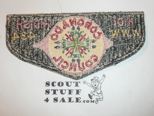 Order of the Arrow Lodge #434 Kidi Kidish f1 First Flap Patch - Boy Scout