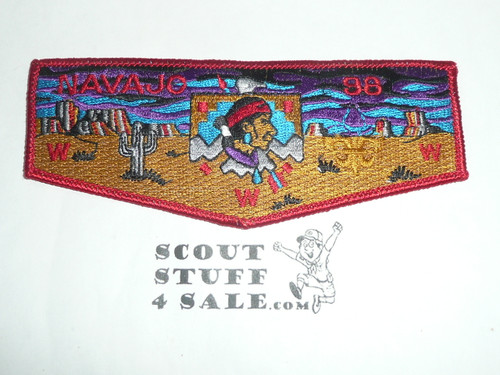 Order of the Arrow Lodge #98 Navajo s29 Flap Patch