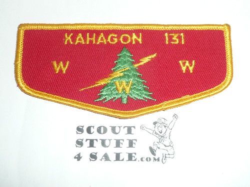 Order of the Arrow Lodge #131 Kahagon f1 First Flap Patch