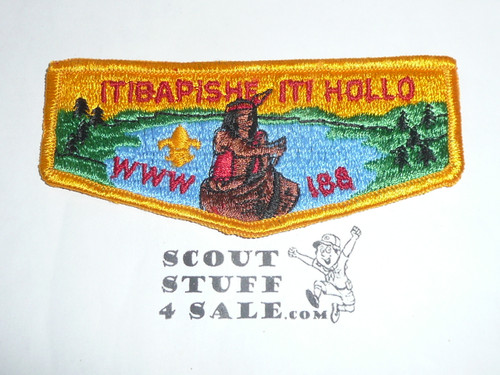 Order of the Arrow Lodge #188 Iti Bapishe Iti Hollo s17 Flap Patch