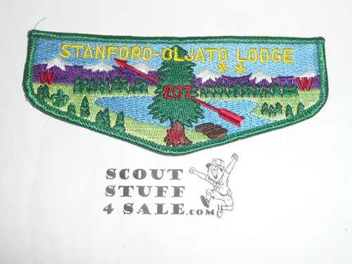 Order of the Arrow Lodge #207 Stanford-Oljato s13 Flap Patch