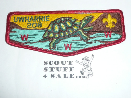 Order of the Arrow Lodge #208 Uwharrie f4 Flap Patch