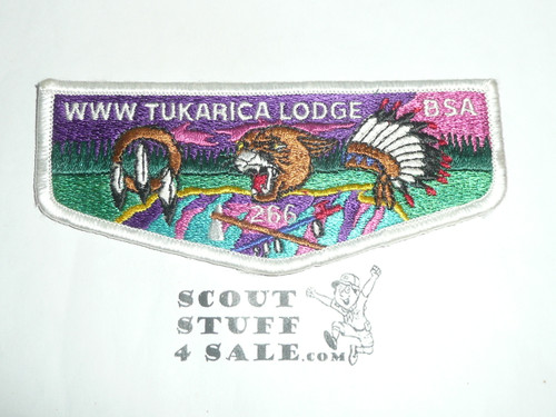 Order of the Arrow Lodge #266 Tukarica s8 Flap Patch