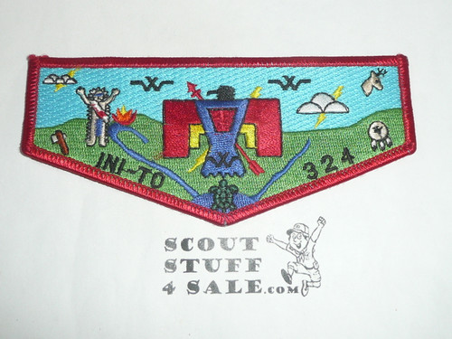 Order of the Arrow Lodge #324 Ini-To s22 Flap Patch