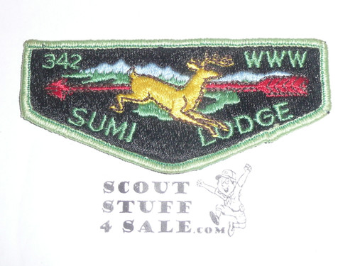 Order of the Arrow Lodge #342 Sumi s2 Flap Patch