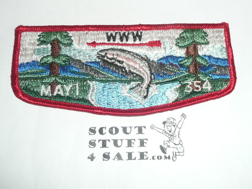 Order of the Arrow Lodge #354 Mayi s7 Flap Patch
