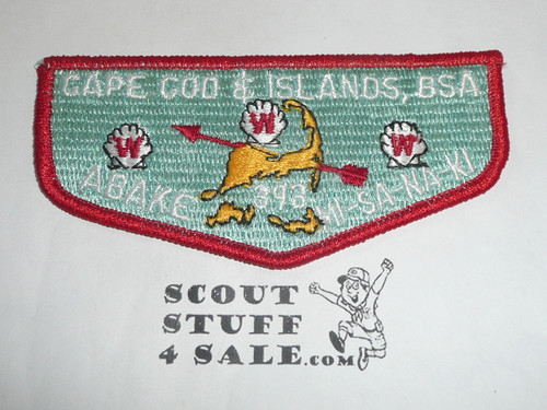 Order of the Arrow Lodge #393 Abake-Mi-Sa-Na-Ki s5 Flap Patch