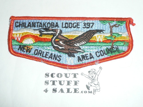Order of the Arrow Lodge #397 Chilantakoba s6 Flap Patch - Boy Scout