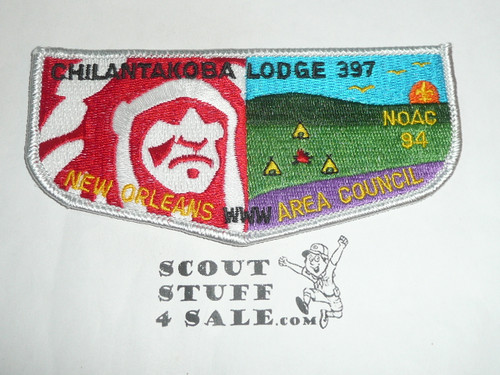 Order of the Arrow Lodge #397 Chilantakoba s27 1994 NOAC Flap Patch