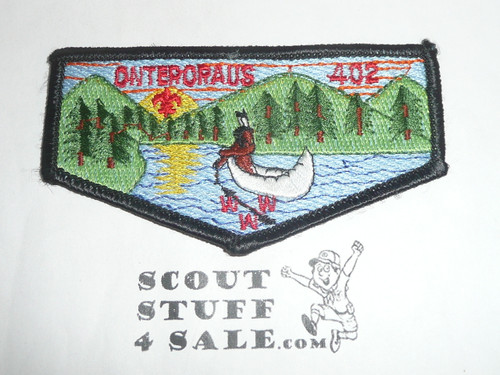 Order of the Arrow Lodge #402 Onteroraus s13 Flap Patch