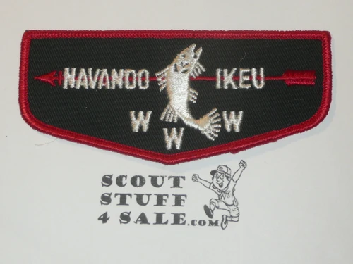 Order of the Arrow Lodge #407 Navando Ikeu f2a Flap Patch - Boy Scout
