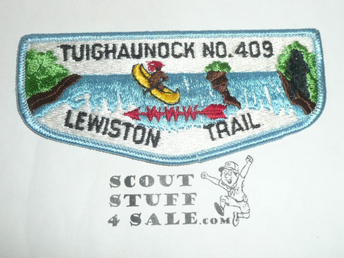 Order of the Arrow Lodge #409 Tuighaunock s6 Flap Patch