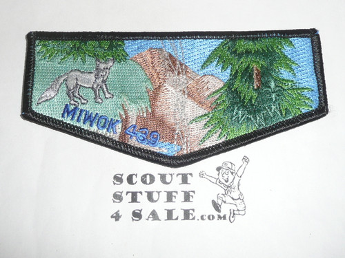 Order of the Arrow Lodge #439 Miwok s48 Flap Patch