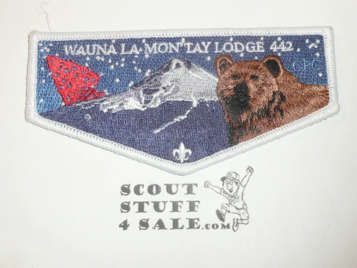 Order of the Arrow Lodge #442 Wauna La-Mon 'Tay solid Flap Patch