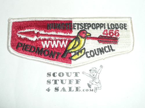 Order of the Arrow Lodge #466 Hungteetsepoppi s12 Flap Patch