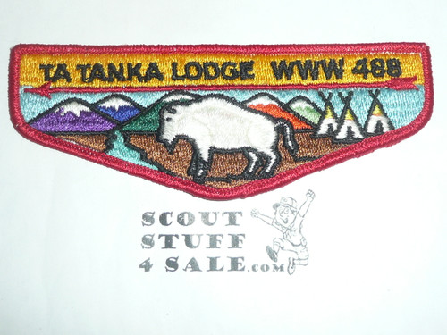 Order of the Arrow Lodge #488 Ta Tanka s3 Flap Patch
