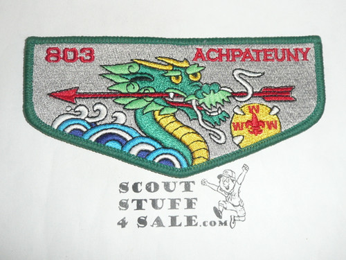 Order of the Arrow Lodge #498 Achpateuny s15 Flap Patch