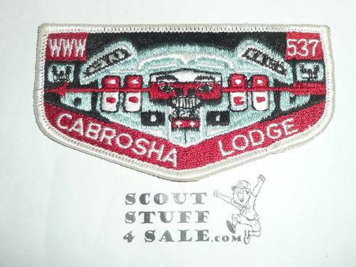 Order of the Arrow Lodge #537 Cabrosha s3 Flap Patch