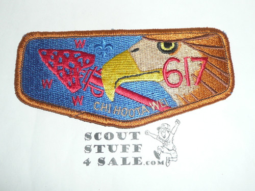 Order of the Arrow Lodge #617 Chi-Hoota-Wei s27 Flap Patch