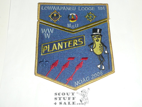 Order of the Arrow Lodge #191 Lowwapaneu 2006 NOAC 2-piece Flap Patch - Scout