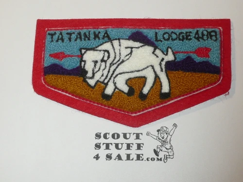 Order of the Arrow Lodge #488 Ta Tanka c2 Chenille Flap Patch