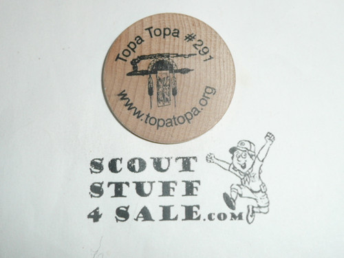 Order of the Arrow Lodge #291 Topa Topa Wooden Nickel