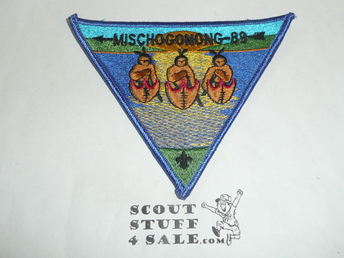 Order of the Arrow Lodge #89 Mischigonong 2000 odd shape center Patch, part of x6
