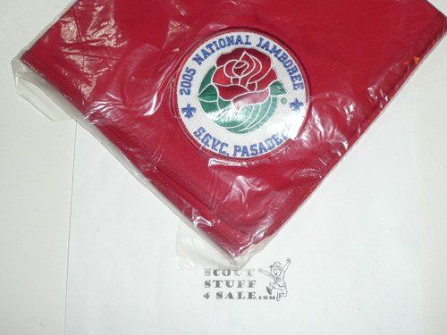 2005 National Jamboree - San Gabriel Valley Council Contingent Neckerchief, red