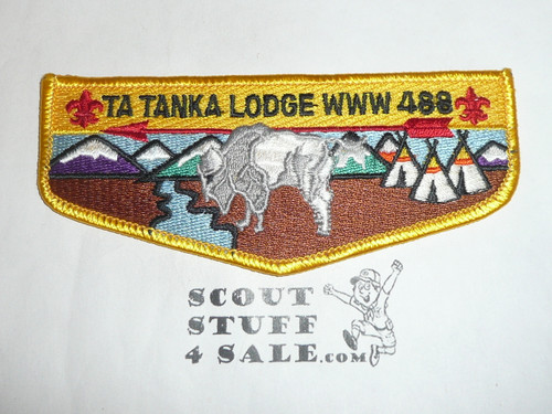 Order of the Arrow Lodge #488 Ta Tanka s22 Flap Patch