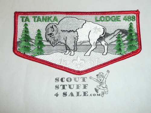 Order of the Arrow Lodge #488 Ta Tanka s41 Flap Patch