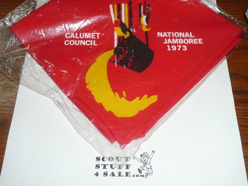 1973 National Jamboree JCP - Calumet Council Contingent Neckerchief