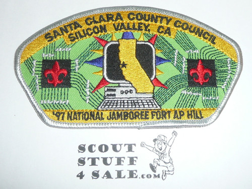 1997 National Jamboree JSP - Santa Clara Council, grey bdr
