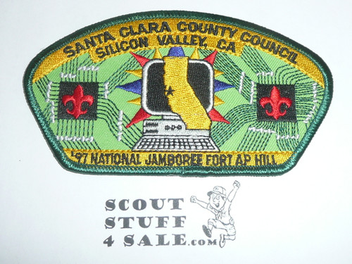 1997 National Jamboree JSP - Santa Clara Council, green bdr