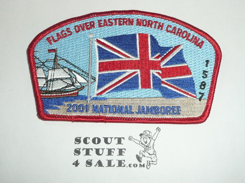 2001 National Jamboree JSP - Flags over Eastern North Carolina