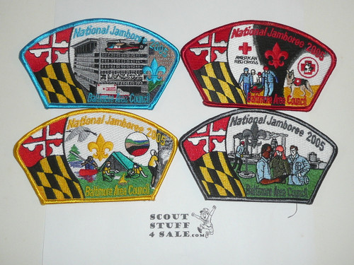 2005 National Jamboree JSP - Baltimore Area Council set of 4