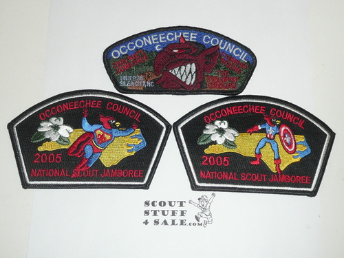 2005 National Jamboree JSP - Occoneechee Council, 3 different