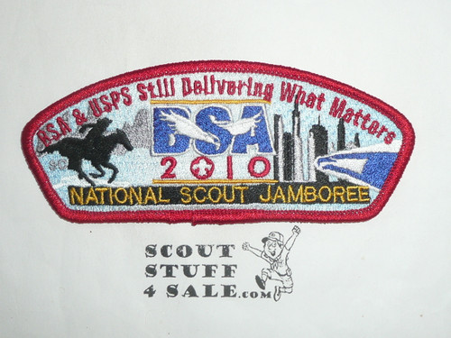 2010 National Jamboree JSP - Uunited States Postal Service, red bdr