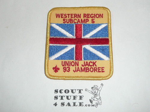 1993 National Jamboree Subcamp 5 Patch