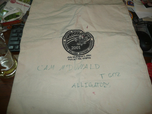 2001 National Jamboree Large Laundry Bag