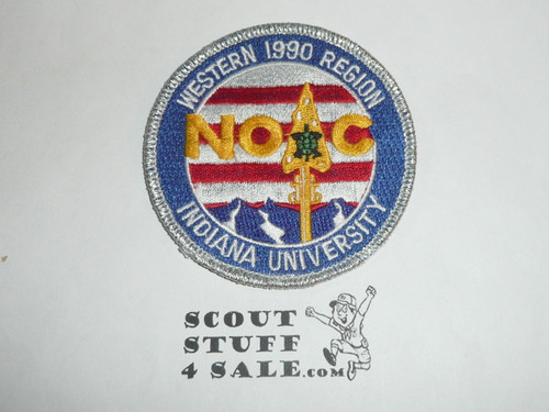 National Order of the Arrow Conference (NOAC), 1990 Western Region Patch, mylar bdr