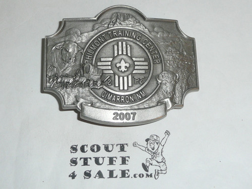 Philmont Scout Ranch, Training Center 2007 Belt Buckle