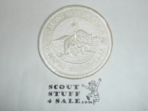 Philmont Scout Ranch, Wapsu Sisilija Ghost Patch, white