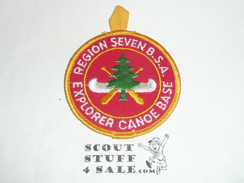 Region Seven Explorer Canoe Base, r/e Patch with button loop