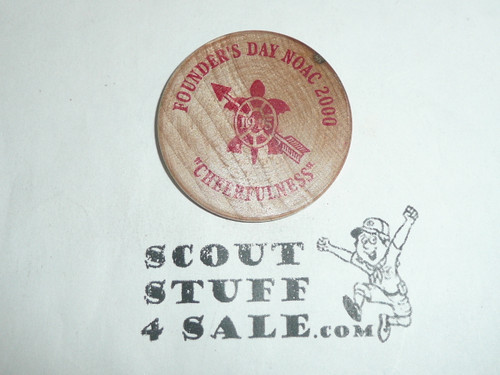 National Order of the Arrow Conference (NOAC), 2000 Founder's Day Cheerfulness Wooden Nickel