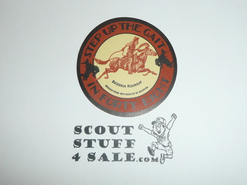 Region 4 Buckskin Roundup Gummed Sticker - Boy Scout