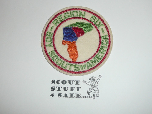 Region 6 R2 Felt Patch - Boy Scout