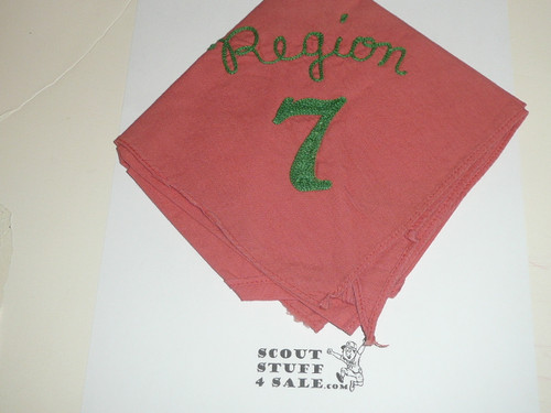 Region 7 N5 Embroidered Neckerchief - Boy Scout