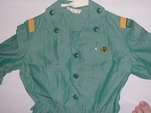 1950's Girl Scout Leader Uniform Dress, 26" Waist and 40" length, GSH20