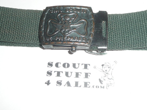 1930's Girl Scout Friction belt and buckle