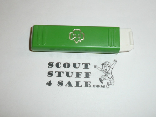 1970's Girl Scout Camping Toothbrush and Holder